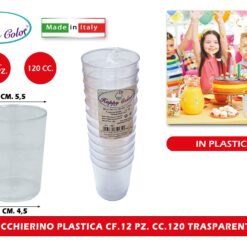 Real Dream Bicchierino Cf.12 Pz. Cc.120 Trasparente