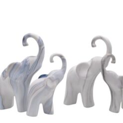 COPPIA ELEFANTI CERAMICA CM.16-20