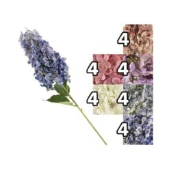 FIORE STELO ORTENSIA A GRAPPOLO CM.82 6 ASS.