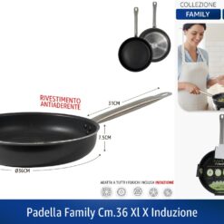 PADELLA FAMILY CM.36 XL X INDUZIONE
