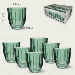 BICCHIERI SILIS CONF. 6 PZ. CL.31 VERDE