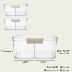 FRIGOBOX RETT.RE CON COPERCHIO CM.24X16X9h FRESKO