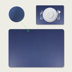 TOVAGLIETTA SIMILPELLE CM.33X46 BLU