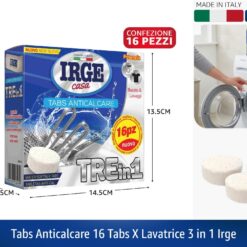 TABS ANTICALCARE 16 TABS X LAVATRICE 3 IN 1 IRGE