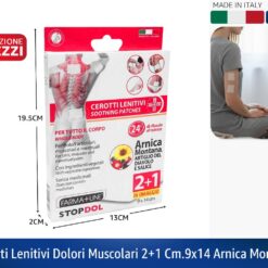 CEROTTI LENITIVI DOLORI MUSCOLARI 2+1 CM.9X14 ARNICA MONTANA