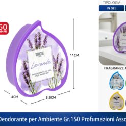 GEL DEODORANTE PER AMBIENTE GR.150 PROFUMAZIONI ASSORTITE
