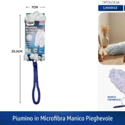 PIUMINO IN MICROFIBRA MANICO PIEGHEVOLE