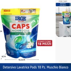 DETERSIVO LAVATRICE PODS 18 PZ. MUSCHIO BIANCO