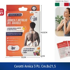 CEROTTI ARNICA 3 PZ. CM.8X21,5