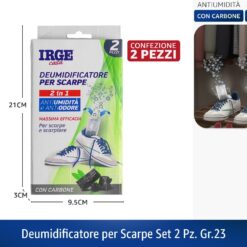 DEUMIDIFICATORE PER SCARPE SET 2 PZ. GR.3