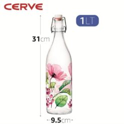 BOTTIGLIA VETRO LORY LT.1 DEC. SOFFIO