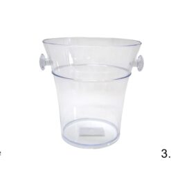 SECCHIELLO PORTAGHIACCIO PLASTICA CM.22h LT.3,5