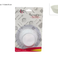 PIROTTINI CARTA SET 50 PZ. CM.11,5 BIANCO