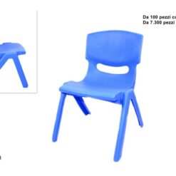 SEDIOLINA PLASTICA BIMBO AZZURRA