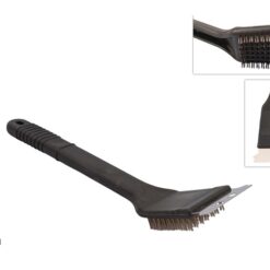 SPAZZOLA PER BARBECUE SETOLE ACCIAIO