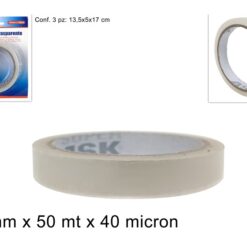 NASTRO ADESIVO TRASPARENTE SET 3 PZ. MM.15X50X40MICR.