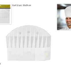 CAPPELLO CUOCO/CHEF SET 2 PZ.