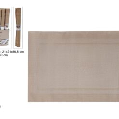 TOVAGLIETTA AMERICANA PVC CM.30X45 NATURAL