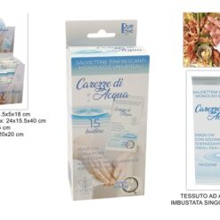 SALVIETTINE RINFRESCANTI ACQUA PURA SET 15 PZ.