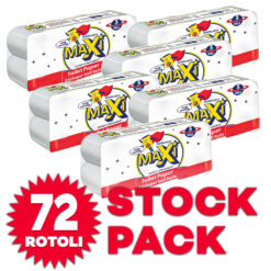 CARTA IGIENICA MAXI 8 ROTOLI 3V XXL CF.9 PZ.