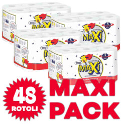 CARTA IGIENICA MAXI 12 ROTOLI XXL CF.4 PZ.