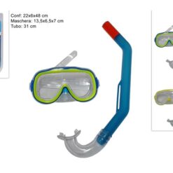 MASCHERA CON BOCCAGLIO X BAMBINI 2 COL.