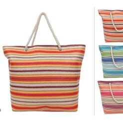 BORSA MARE FANT. INTRECCIO MULTICOLOR 4 COL. ASS.