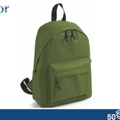 ZAINO IN TESSUTO CM.38X28X12 VERDE OLIVA