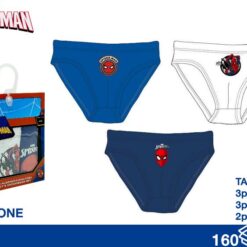 SLIP BIMBI SET 3 PZ. 3-8 ANNI SPIDERMAN