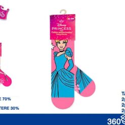 CALZINI ANTISCIVOLO CF. 2 PZ. PRINCESS