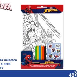 ALBUM DA COLORARE + COLORI CM.20X29 SPIDERMAN