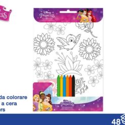 ALBUM DA COLORARE + COLORI CM.20X29 PRINCESS
