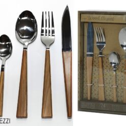 POSATE SET 24 PZ. WOOD ELEGANT