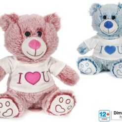 PELUCHE MORBIDOSI-ORSO CON CUORE CM.20h