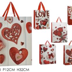 BUSTA SAN VALENTINO CM.26X12X32h MEDIA 6 ASS.