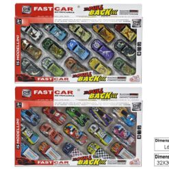 GIOCO SET 15 AUTO DIE-CAST 2 ASS.