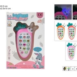 TELOFONO CAROTA CON CONIGLIETTO MUSICA E LUCE