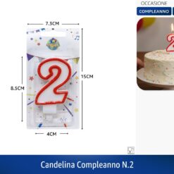 CANDELINA COMPLEANNO N.2