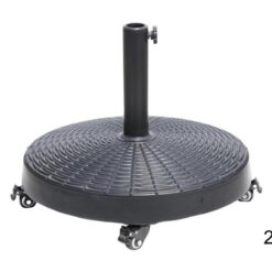 BASE PER OMBRELLONE RESINA CON RUOTE KG.27