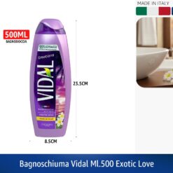 BAGNOSCHIUMA VIDAL ML.500 EXOTIC LOVE