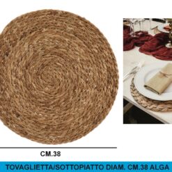 TOVAGLIETTA/SOTTOPIATTO DIAM. CM.38 ALGA