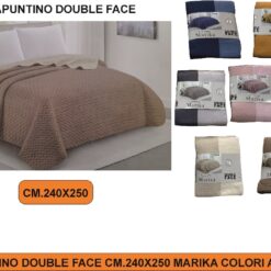 TRAPUNTINO DOUBLE FACE CM.240X250 MARIKA COL. ASS.