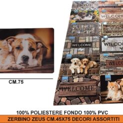 ZERBINO ZEUS CM.45X75 DECORI ASSORTITI