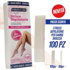 STRISCE DEPILATORIE SET 100 PZ. FARMALINE