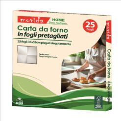 CARTA DA FORNO SET 25 FOGLI CM.33X38 MOVIDA