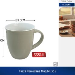 TAZZA CERAMICA MUG ML.335