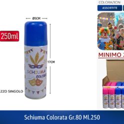 SCHIUMA COLORATA GR.80 ML.250