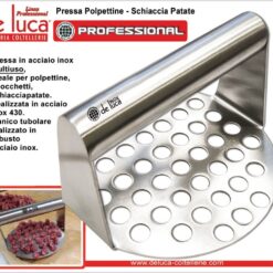PRESSA POLPETTINE SCHIACCIAPATATE INOX
