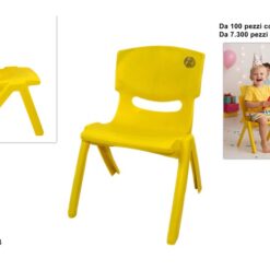 SEDIOLINA BABY PLASTICA GIALLA