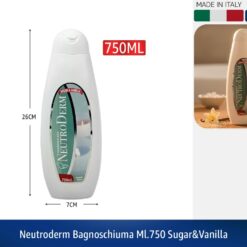 NEUTRODERM BAGNOSCHIUMA ML.750 SUGAR&VANILLA